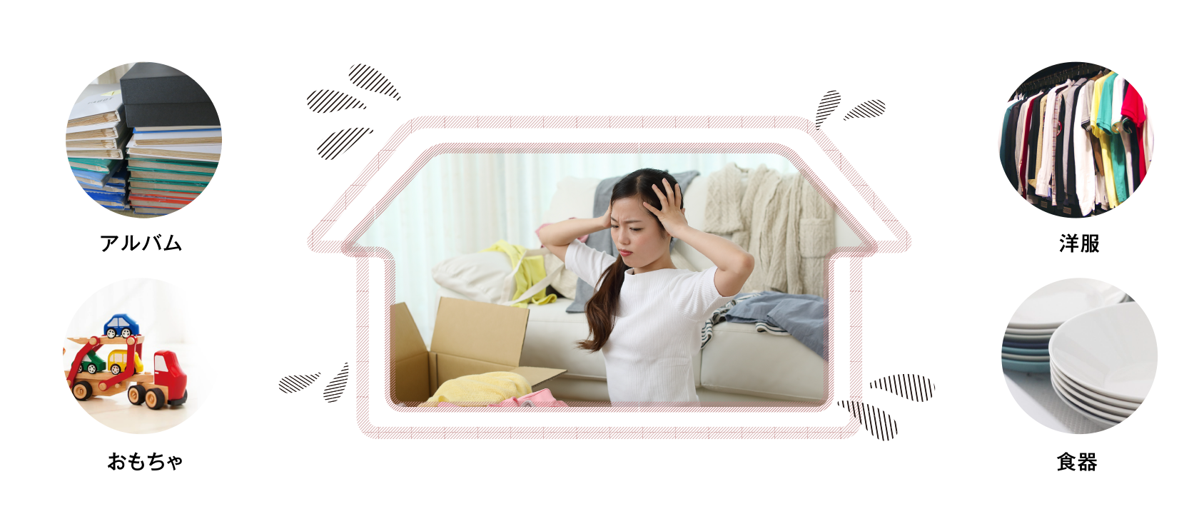アルバム・洋服・おもちゃ・食器